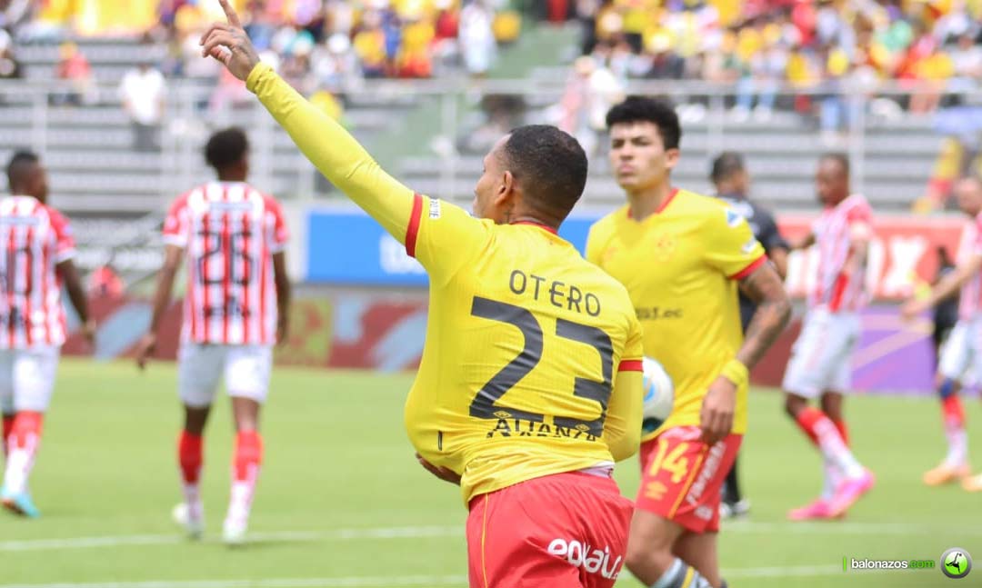 El volante Rómulo Otero marcó su segundo gol con Aucas